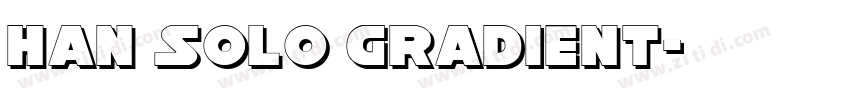 Han Solo Gradient字体转换
